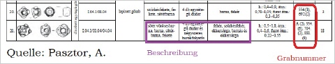 Erklärung zu den Unterlagen von A. Pastzor